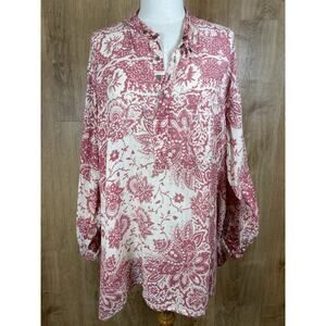 RARE Magnolia Pearl Sitting Bull Early American Style Top OS